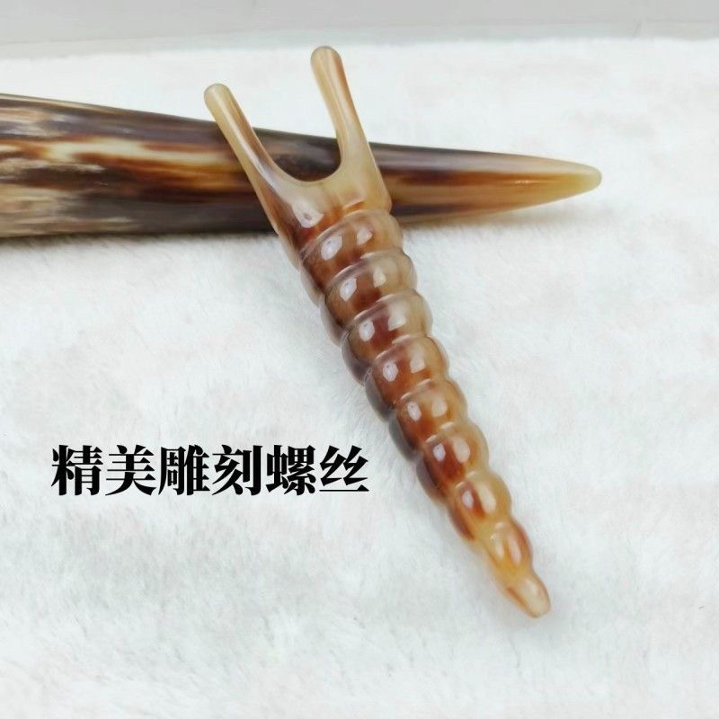全身刮痧膀眼部摩棒颈耳朵肩鼻梁按正品牛角螺纹美鼻刮椎淋巴