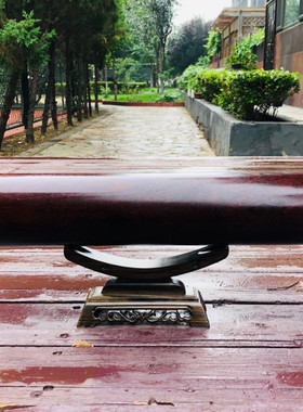 檀横财紫檀实木招财镇宅风水摆件