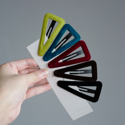 儿童大号简约三角碎发夹侧边夹子