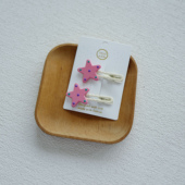 彩色星星碎发侧边夹儿童中号刘海夹女生发夹后脑勺发卡头饰发饰品