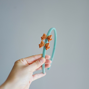 三只 亮面飘带蝴蝶结儿童带齿头箍小学生有齿防滑碎发箍压发 包邮