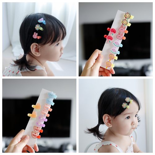 婴幼儿迷你小发夹儿童侧边夹发卡