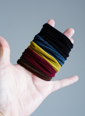 高弹力加宽头绳学生高马尾扎不易滑发绳橡皮筋皮套发量多也能用