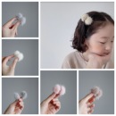 可爱 貂毛球球小号抓夹小女生刘海夹儿童发抓头饰发夹配饰发饰