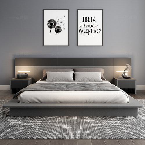 日式榻榻米床1.8米双人床