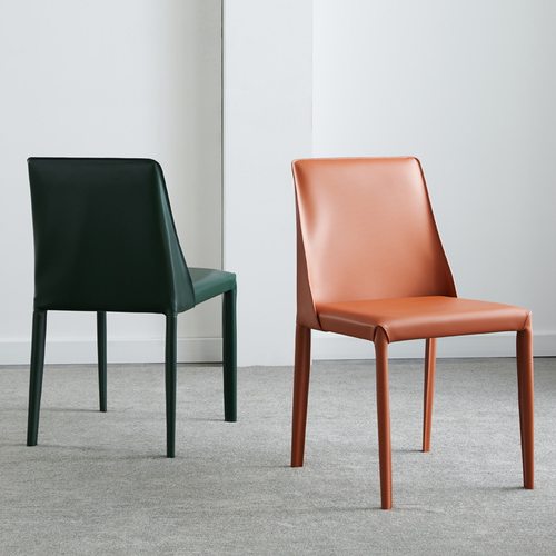 极简家用皮椅子餐厅酒店工业风