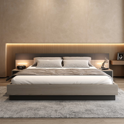 日式榻榻米床高箱储物床