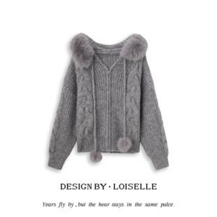 时尚 倾城日记 LOISELLE洛赛儿 百搭休闲毛衣外套 年终盛典