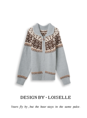 【官补之夜】LOISELLE洛赛儿【瑶台毛衣】时尚百搭休闲毛衣