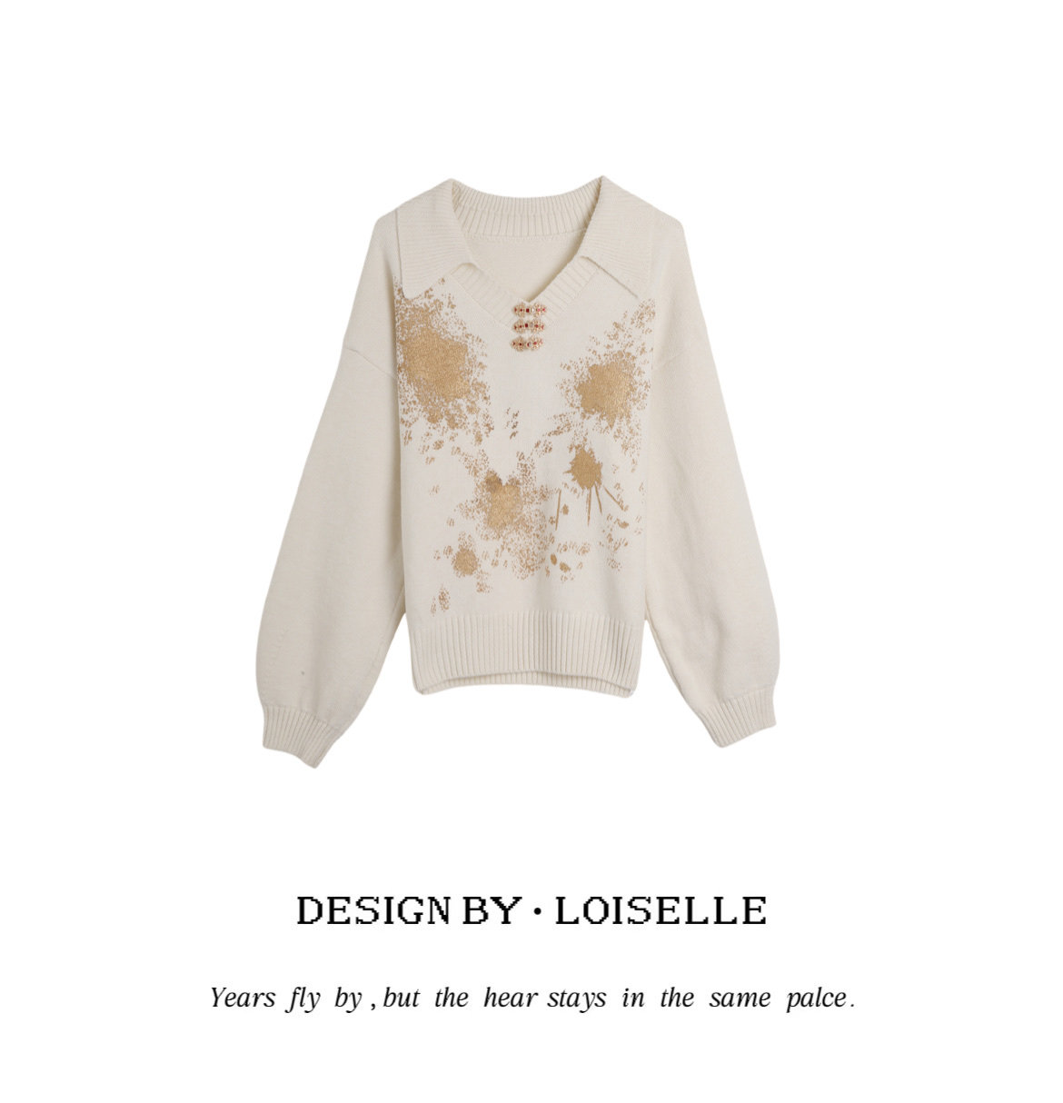 【年终大清仓】LOISELLE洛赛儿【金玉茶】时尚百搭休闲毛衣,女装/女士精品,旗袍,淘宝优惠券,粉丝福利购,淘宝优惠卷