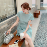 【新品现货】字母系带连衣裙2D122-2630-P135控198，女装连衣裙，2D122