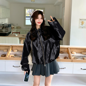 【 有货】休闲绑带皮衣外套 2D122-2803-P150控218图片