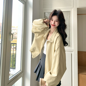 【 有货】休闲绑带皮衣外套 2D122-2803-P150控218图片