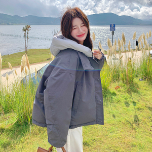 【档口 有货】90绒 两面穿连帽羽绒服 2D122-2763-P355控498图片
