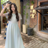 【新品现货】撞色仙女连衣裙2D122-2622-P135控188，女装连衣裙，2D122