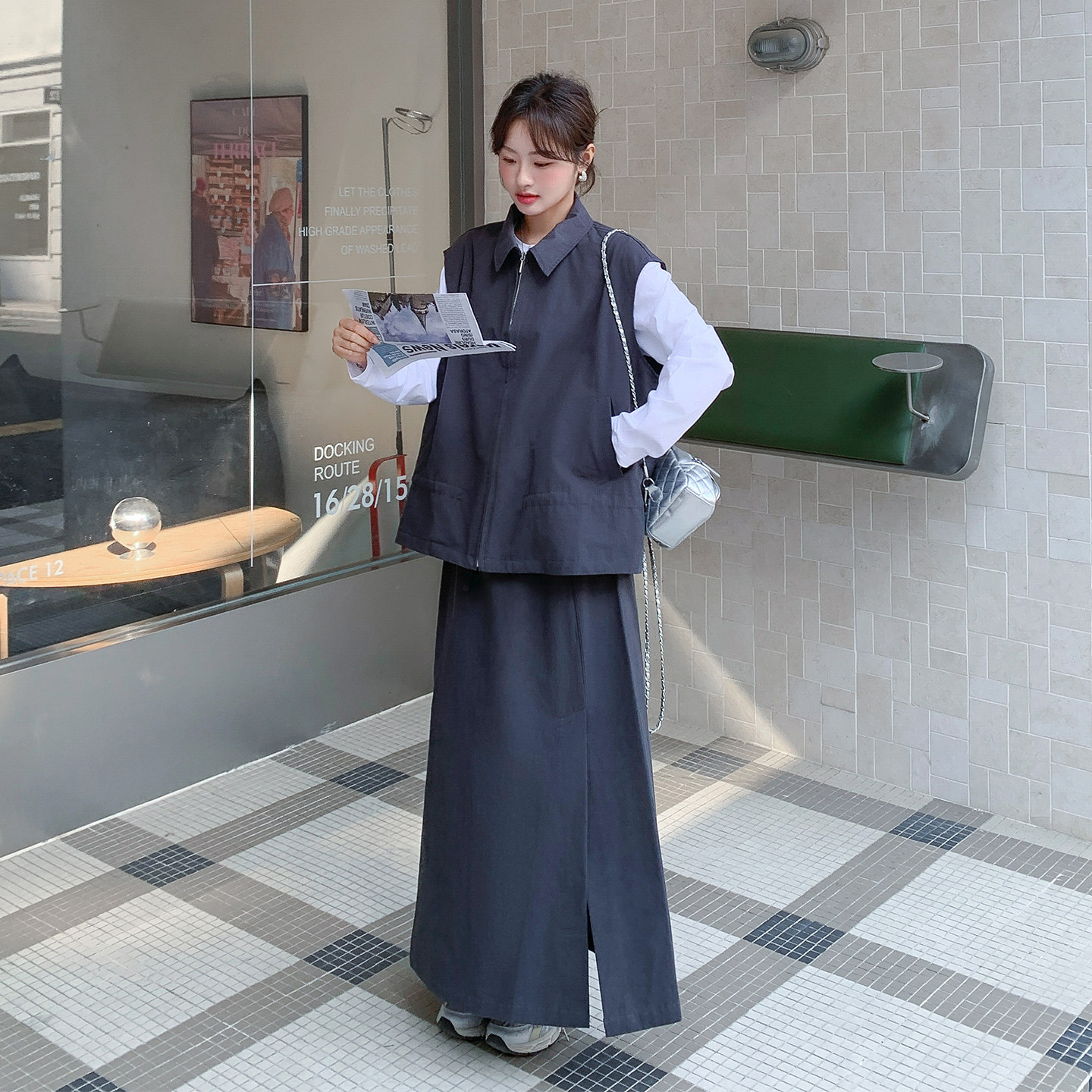 【档口有货】休闲三件套套装2D122-2804-P205控328,女装套装/套裙,2D122