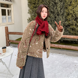 【有货】夹棉加厚毛绒外套2D122-2759-P180控278，女装棉衣/棉服，2D122