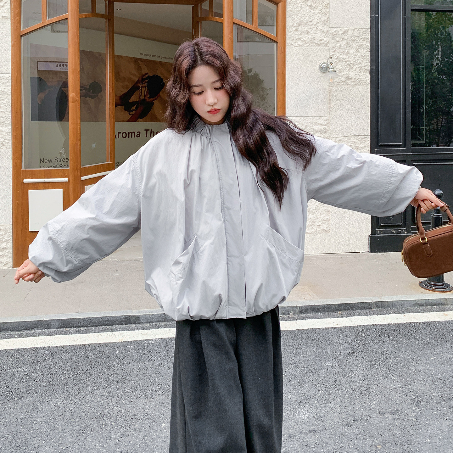 【档口有货】90绒南瓜廓形羽绒服外套2D122-2748-P305控448,女装羽绒服,2D122