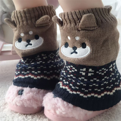 美拉德风护脚踝套冬季加绒