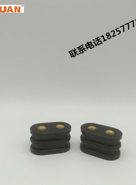 BMC树脂绝缘子 45*25 m6双孔成形碍子 铜排母线固定间隔柱 绝缘柱