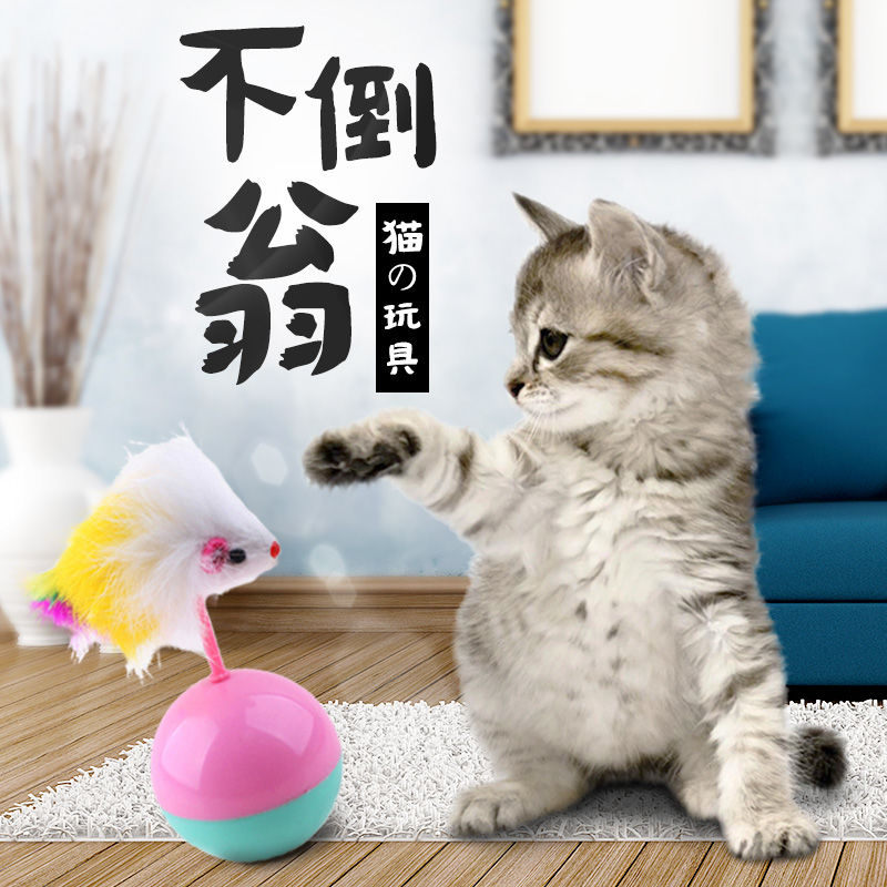 猫球玩具啃咬小奶猫玩具不倒翁猫咪玩具不倒翁老鼠玩具猫咪益智玩|ruв категории животное/Животное питание и принадлежностей, кошка/собака игрушка, резиновый мяч/сферическая игрушки - от Buy2taobao.com для оказания профессиональной услуги покупки агента Taobao