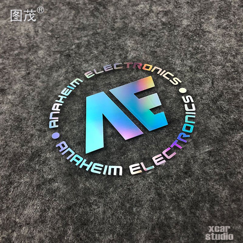 高达圆形贴纸电脑标志