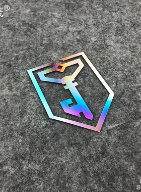 谷歌游戏虚拟实景ingress 蓝军标志贴纸反抗军贴纸