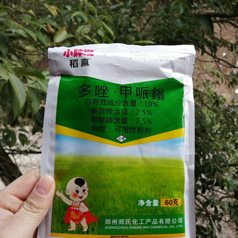 大田作物水稻小麦专用调节剂控旺矮化分叶灌浆抗伏倒小胖墩叶面肥