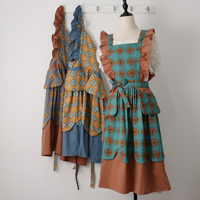 公主裙防油防污韩版时尚