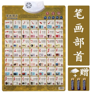 有声挂图拼音启蒙早教发声语音幼儿童中英文点读挂本宝宝认字识字