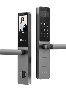 【好物体验专享】人脸大屏可视指纹锁掌静脉密码锁DL20FVS