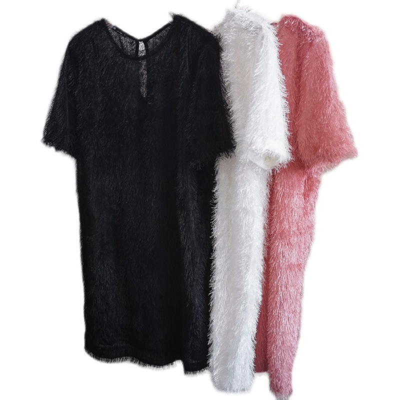 外贸出口俄罗斯原单短袖连衣裙