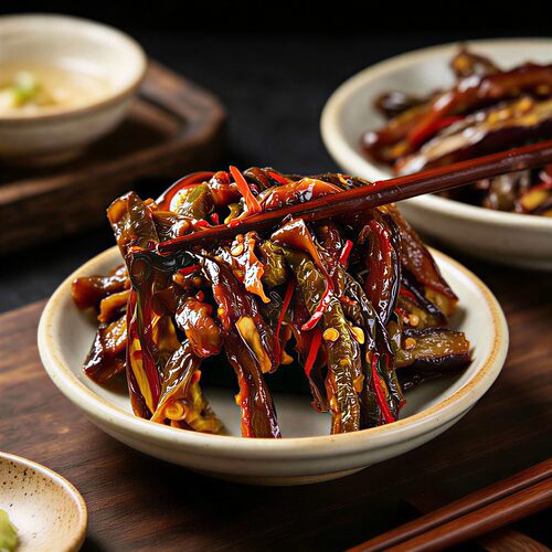 【地窖酱茄子干】延边朝鲜族泡菜