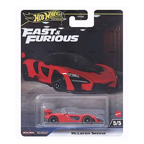 风火轮铁底胶胎速度与激情HNW46迈凯伦合金车模