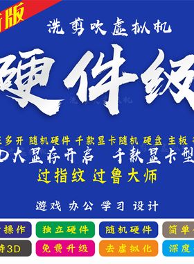 VM虚拟机 硬件去虚拟化 防检测 游戏多开 随机硬件 独立显卡