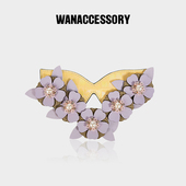 WANACCESSORY万蔻2023猫头鹰换脸女包包装 饰配饰面具眼睛原创设计