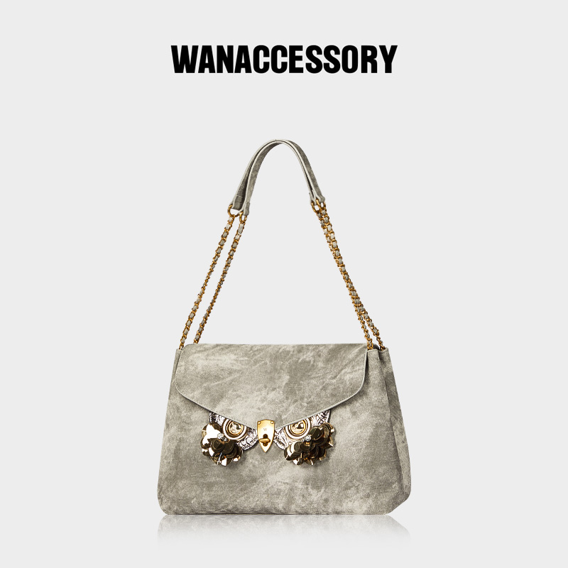 WANACCESSORY万蔻2024猫头鹰换脸包Enchantress二代单肩手提包