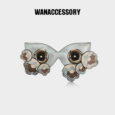 WANACCESSORY万蔻猫头鹰换脸包配饰九月木槿面具套组 原创设计