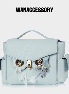 WANACCESSORY万蔻FACE ON/OFF系列2025新款波士顿双肩包原创设计