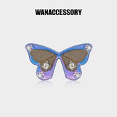 WANACCESSORY万蔻2023猫头鹰换脸包配饰配件面具眼睛原创设计品牌