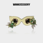 WANACCESSORY万蔻2022春夏新款 猫头鹰换脸包配饰眼睛面具原创设计