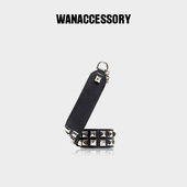 WANACCESSORY万蔻猫头鹰换脸包配饰铆钉编织提手肩带原创设计品牌