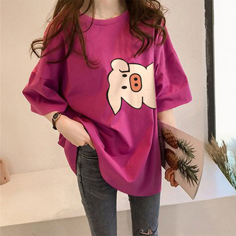 Add fertilizer XL Women's wear 240 Pounds of fat mm Women's short-sleeved T-shirt 300 Easy half sleeve jacket 200 Jinin the Women's clothing/Boutique , T-shirt  category - from Buy2taobao.com to provide professional Taobao agent buy service