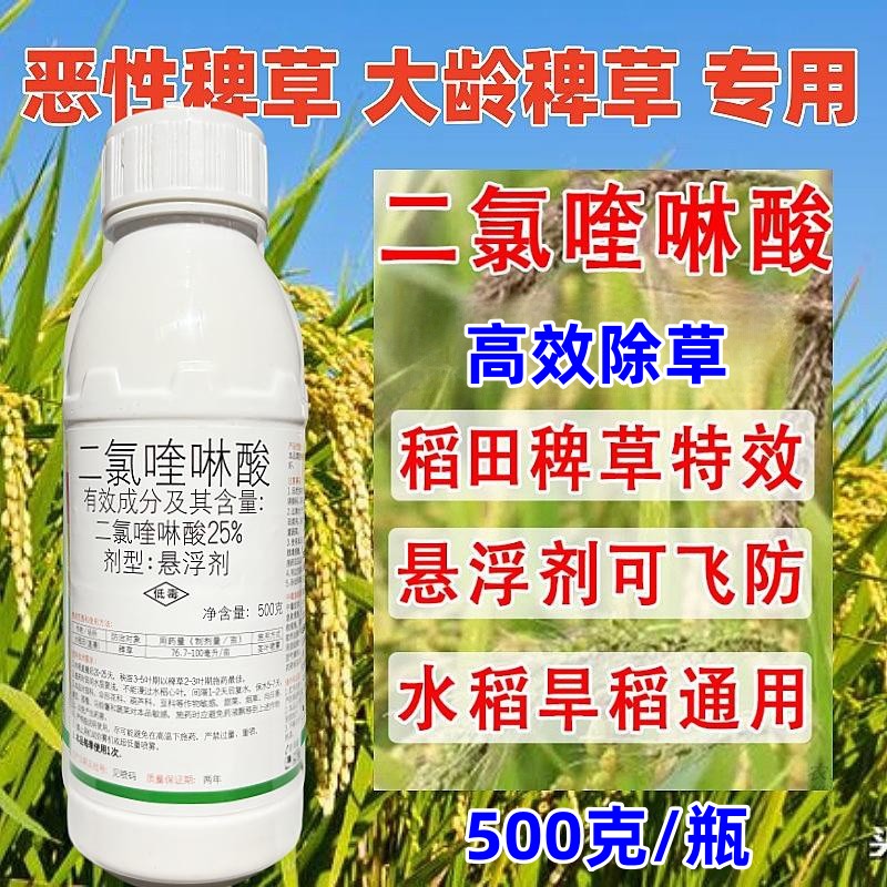 二氯喹啉酸25%二氯喹林酸水稻田