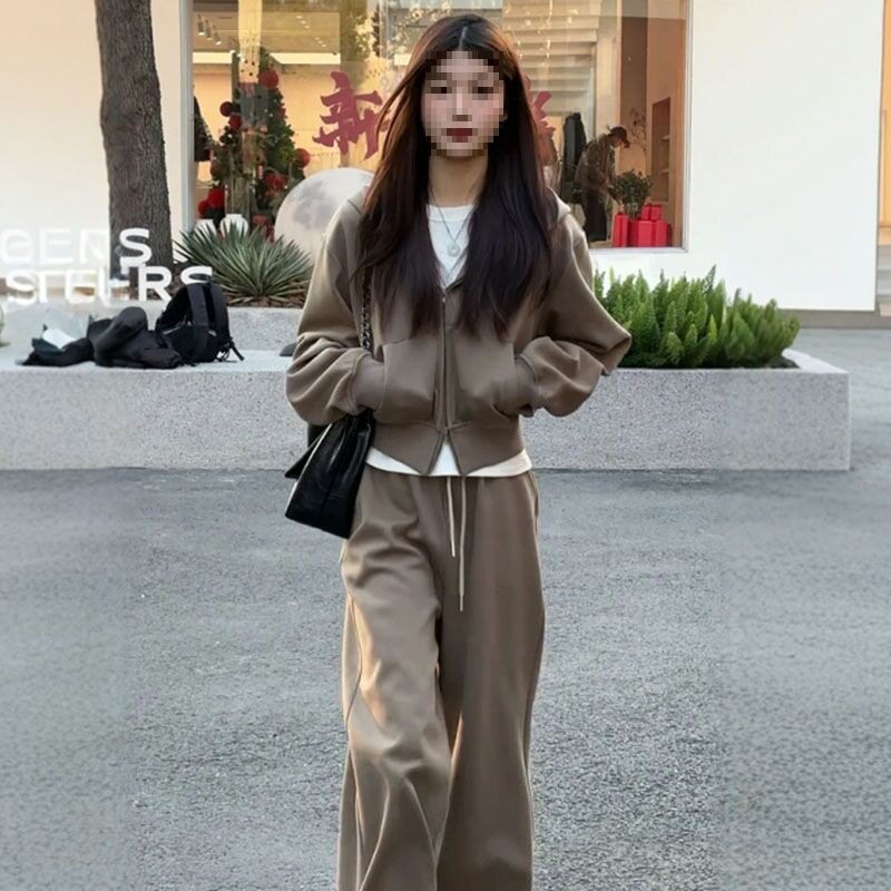 慵懒休闲运动风套装女202