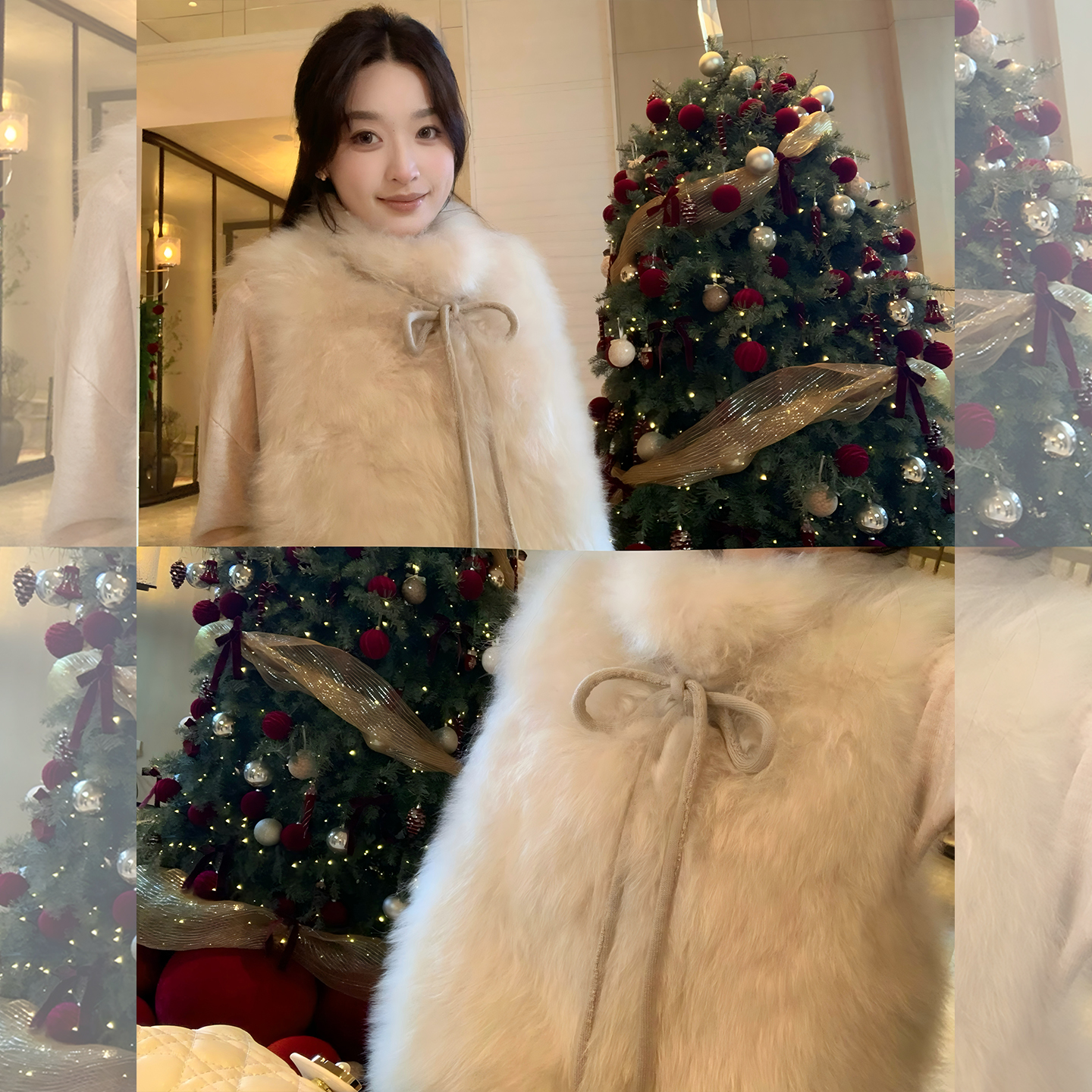 【官方新品88折 12/13 20:00pm】北海道恋人 阿拉善羊绒皮草马甲