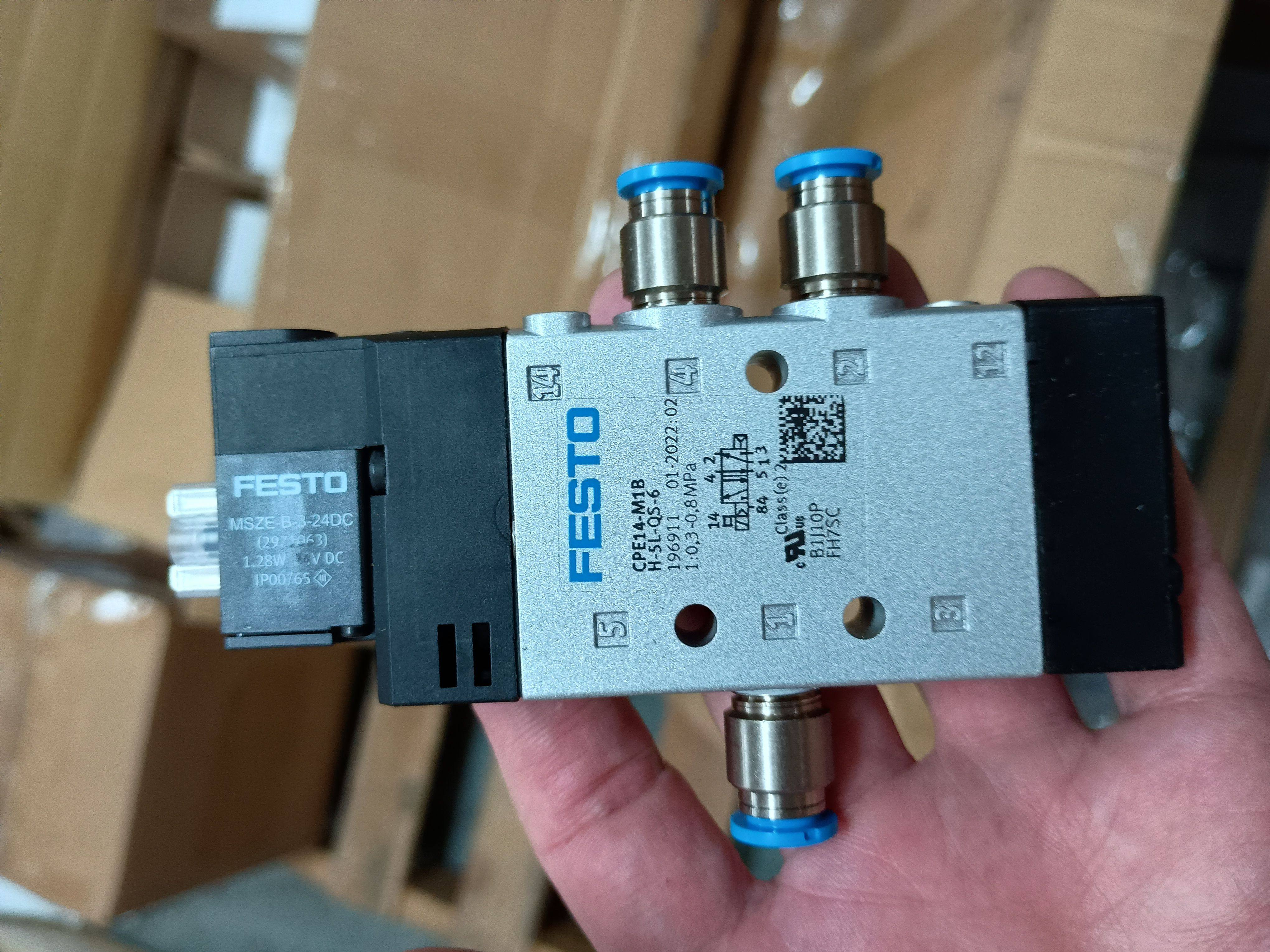 全新CPE14-M1BH-5L-QS-6 196911 德国FESTO费斯托电磁阀量大议价