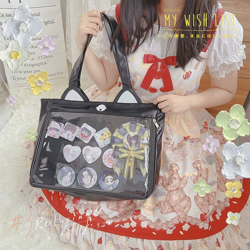 Оригинальная милая сумка на одно плечо, значок