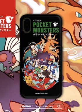 猫泽之岛原创宝可梦动漫适用苹果12手机壳iphone14ProMax13软壳11