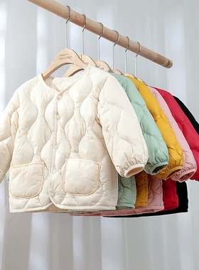 2025秋冬新款儿童圆领内胆羽绒服轻薄男童女童学生羽绒内胆亲子装